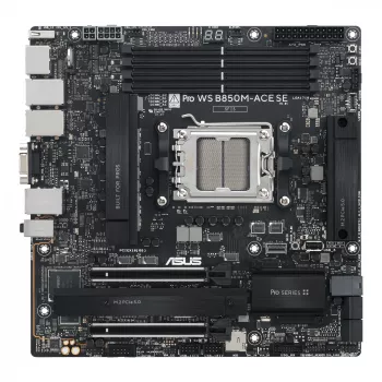 ASUS PRO WS B850M-ACE SE pagrindinė plokštė AMD B850 Socket AM5 micro ATX