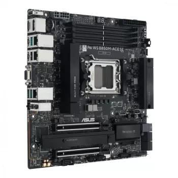 ASUS PRO WS B850M-ACE SE pagrindinė plokštė AMD B850 Socket AM5 micro ATX
