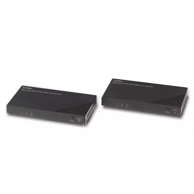 HDMI prailgintuvas siųstuvas ir imtuvas Lindy 100m Cat.6 4K60 Garsas IR RS-232