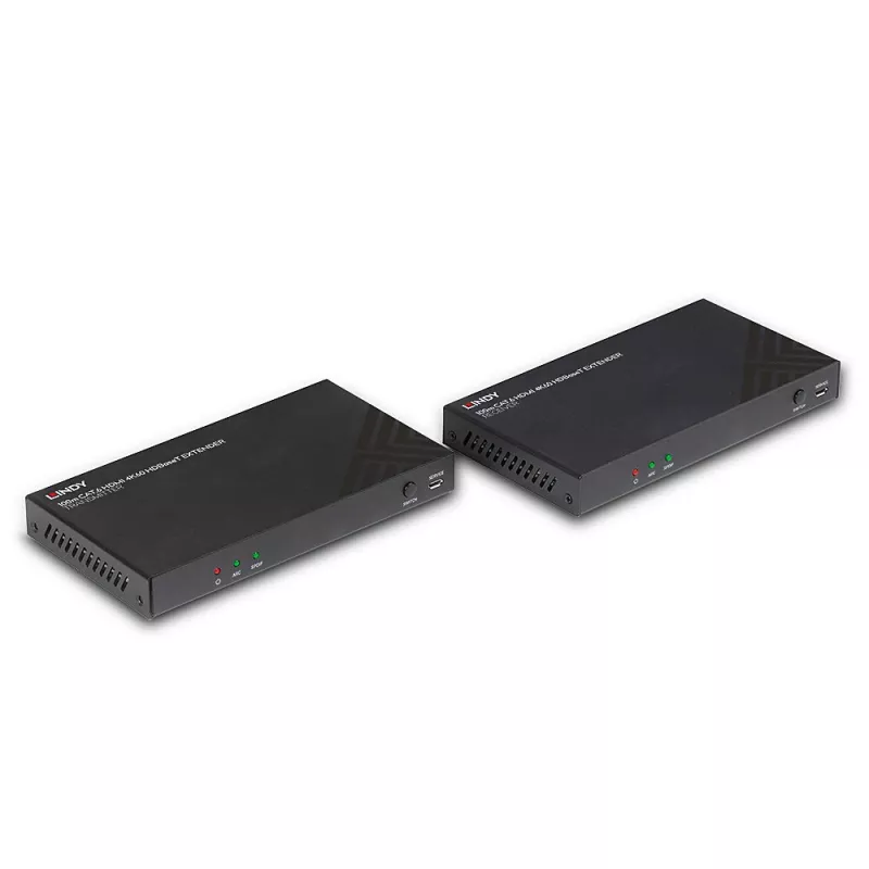 HDMI prailgintuvas siųstuvas ir imtuvas Lindy 100m Cat.6 4K60 Garsas IR RS-232