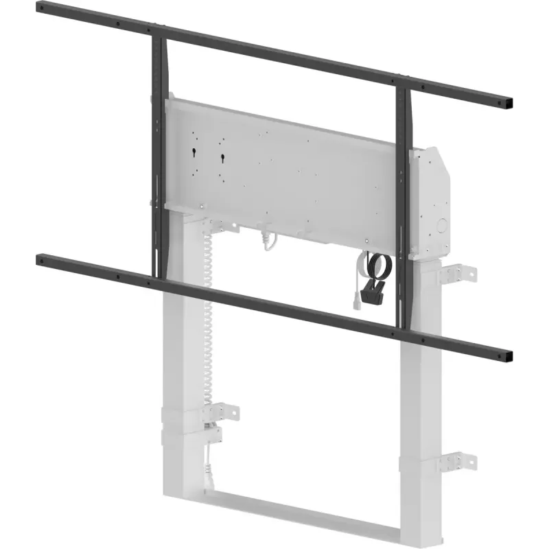 Priedas monitoriui iiyama MD-WLIFT2031-W1 – elektrinis pakeliamas stovas ant grindų / sienos, 105 col., baltas