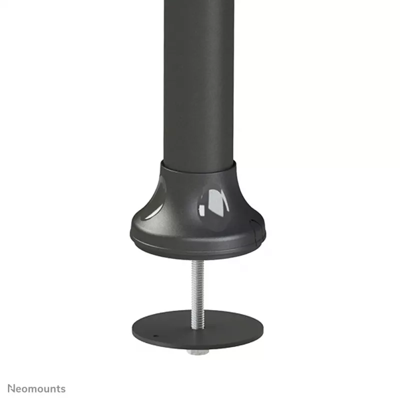 Neomounts FPMA-D700DD dviejų monitorių stalo stovas, judinamas, 19-30 colių (48,3-76,2 cm), 8 kg vienam ekranui, VESA 75x75-100x100, stovas/grommet tvirtinimas, juodas