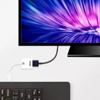 ATEN VC986 aktyvus DisplayPort į HDMI keitiklis, 4K, 3D, iki 3840x2160 @30Hz