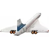 LEGO Icons lėktuvo modelis Concorde 10318, 2083 detalės, rekomenduojamas amžius 18+, dydis 320×100×140 mm