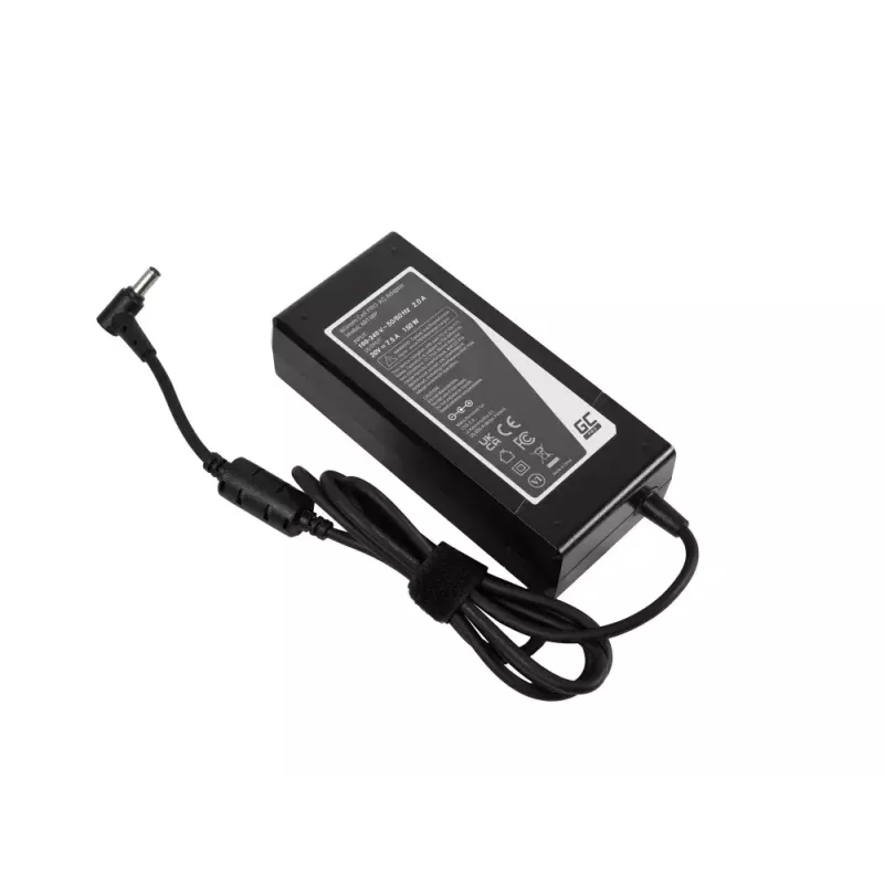 Maitinimo adapteris Green Cell AD136P universalus 150W 20V 7,5A AC-DC juodas