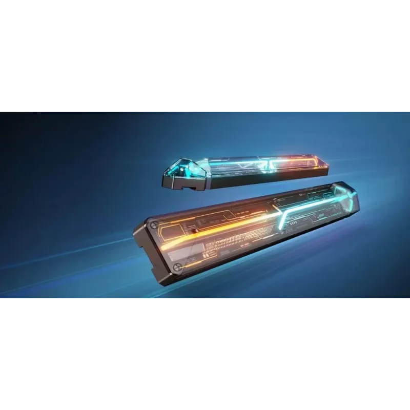 Govee Gaming Wall Lights (4+1) išmaniosios sieninės lempos – Wi‑Fi/Bluetooth, daugiaspalvės, 4 vnt., 370×45×30 mm