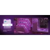 Govee Gaming Wall Lights (4+1) išmaniosios sieninės lempos – Wi‑Fi/Bluetooth, daugiaspalvės, 4 vnt., 370×45×30 mm