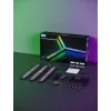 Govee Gaming Wall Lights (4+1) išmaniosios sieninės lempos – Wi‑Fi/Bluetooth, daugiaspalvės, 4 vnt., 370×45×30 mm