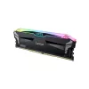 LEXAR DDR5 Ares 2x 16GB 6400 CL32 1.4V atminčių rinkinys su radiatoriumi ir RGB apšvietimu – juodas