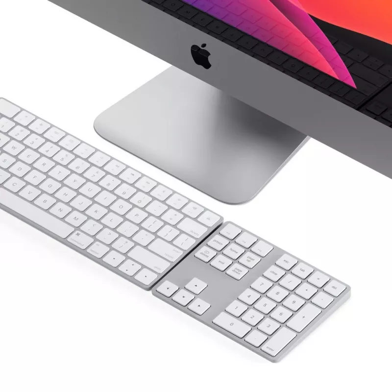Satechi ST-XLABKS belaidis skaitmeninis blokas – Bluetooth, 33 klavišai, sidabrinis, 124,7 g