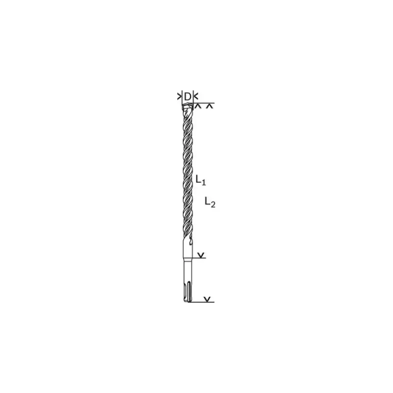 Gręžtų rinkinys Bosch SDS plus-5 2608597122