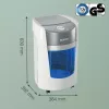 Leitz IQ OptiMax Small Office 350 Micro Cut popieriaus smulkintuvas, saugumo lygis P5, 22L - baltas