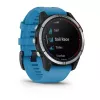 Išmanusis laikrodis Garmin quatix 7 Blue – 47 mm CFRP korpusas, 1,3 colio MIP jutiklinis ekranas, 10 ATM, Bluetooth/Wi‑Fi/NFC
