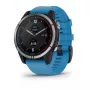 Išmanusis laikrodis Garmin quatix 7 Blue – 47 mm CFRP korpusas, 1,3 colio MIP jutiklinis ekranas, 10 ATM, Bluetooth/Wi‑Fi/NFC