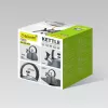 Virdulys Maestro MR-1302-GREY 2.5 L nerūdijantis plienas, pilkas korpusas, švilpukas, šalta rankena