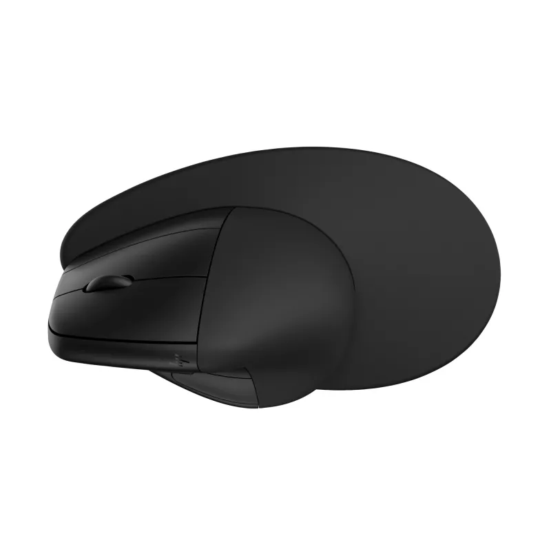 HP 925 ergonominė vertikali pelė, dešinei rankai, vertikalus dizainas, RF belaidis + Bluetooth, 4000 DPI, juoda