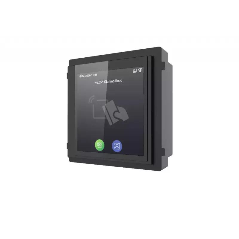 Ekranėlis Hikvision DS-KD-TDM 100mm x 100mm 12V 4W Juodas