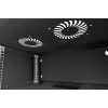 DIGITUS 4U montuojama ant sienos spinta SOHO nesurinkta 241x540x400mm pilnas stiklinis priekinis durys juoda