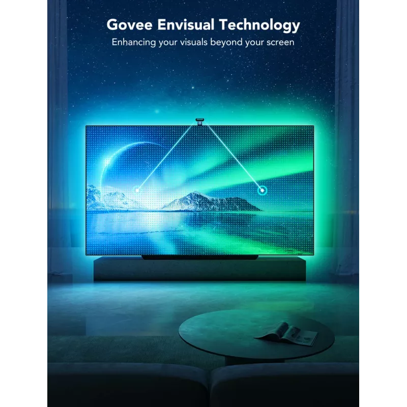 Govee H605C išmanioji LED juosta Wi-Fi/Bluetooth juoda 36W 3600mm