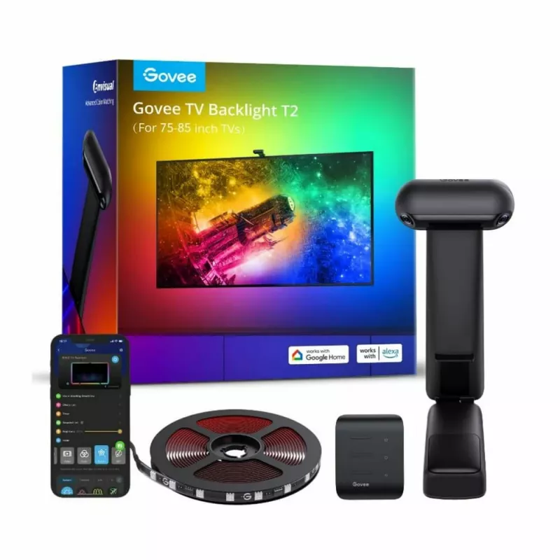 Govee H605C išmanioji LED juosta Wi-Fi/Bluetooth juoda 36W 3600mm