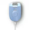 Epiliatorius Philips BRE247/00 Series 4000 — 2 galios lygiai, skustuvas, masažas, mėlyna
