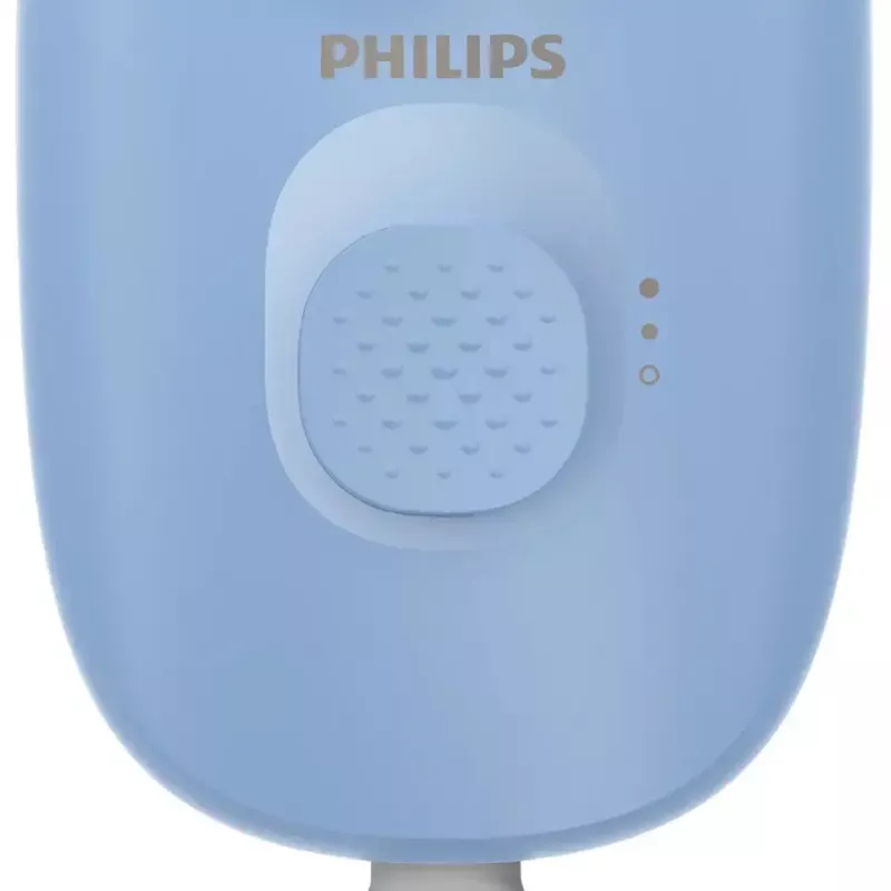 Epiliatorius Philips BRE247/00 Series 4000 — 2 galios lygiai, skustuvas, masažas, mėlyna