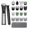Philips All-in-One Trimmer 9000 Series MG9557/15 20-in-1 Trimmer sidabrinis, 120 min baterijos veikimo laikas