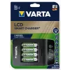 VARTA LCD Smart Charger+ įkroviklis su 4 AA baterijomis 2100 mAh