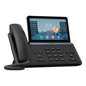 IP telefonas Yealink SIP-T87W – 7 colių LCD 800×480, laidinis ir belaidis ragelis, 1000 kontaktų telefono knyga, G.711/G.723/G.726/G.729 kodekai