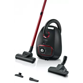 Bosch Serie 4 BGB41POW1 – cikloninis dulkių siurblys, 850 W, 4 L maišas, HEPA13, teleskopinis metalinis vamzdis