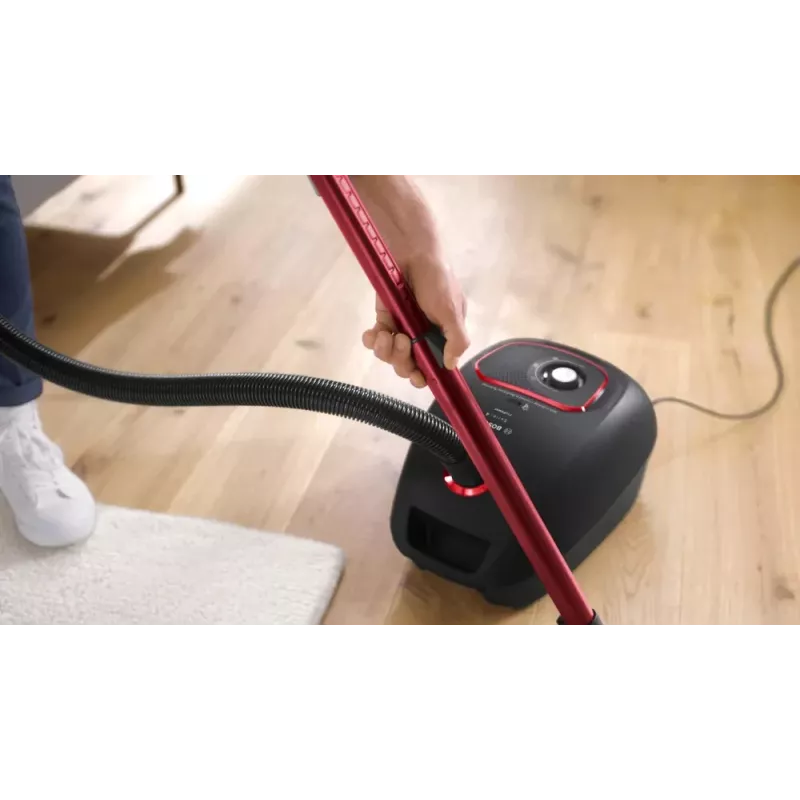 Bosch Serie 4 BGB41POW1 – cikloninis dulkių siurblys, 850 W, 4 L maišas, HEPA13, teleskopinis metalinis vamzdis