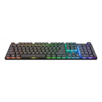 Trust GXT 868 Torix klaviatūra žaidimams USB + RF belaidė + Bluetooth QWERTY JAV anglų juoda