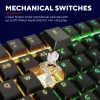 Trust GXT 868 Torix klaviatūra žaidimams USB + RF belaidė + Bluetooth QWERTY JAV anglų juoda