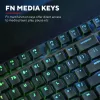 Trust GXT 868 Torix klaviatūra žaidimams USB + RF belaidė + Bluetooth QWERTY JAV anglų juoda