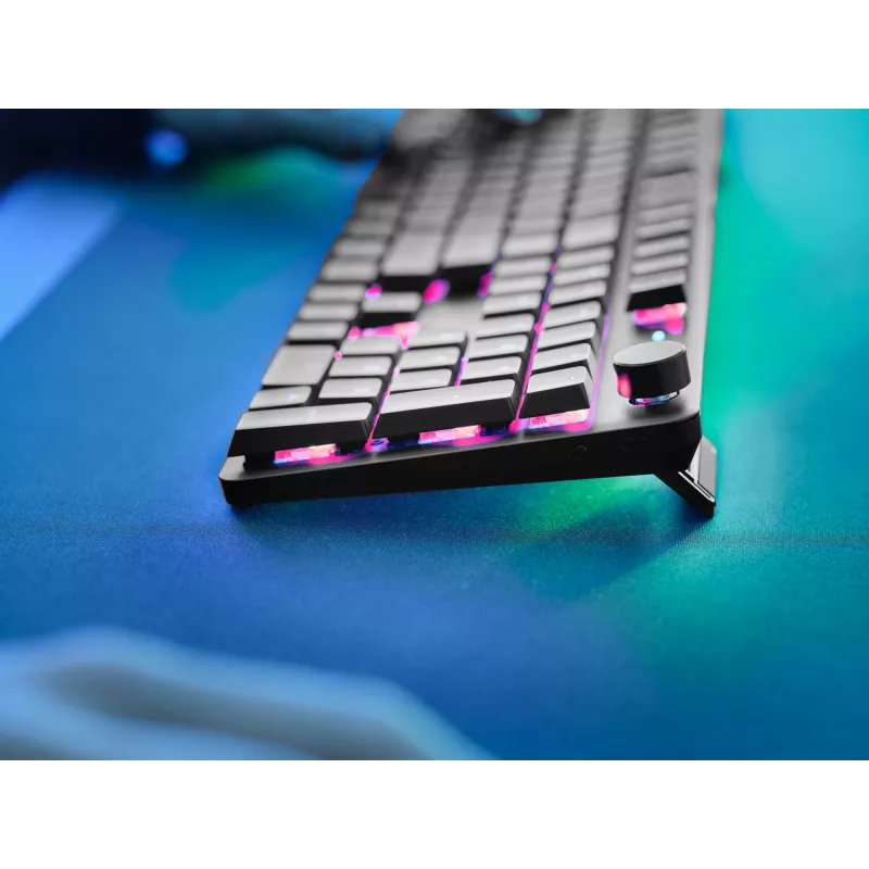 Trust GXT 868 Torix klaviatūra žaidimams USB + RF belaidė + Bluetooth QWERTY JAV anglų juoda