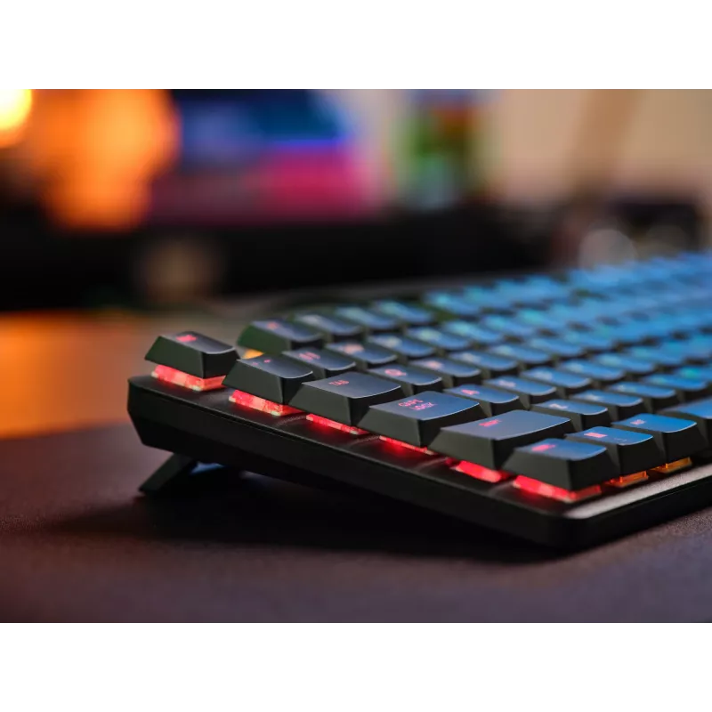 Trust GXT 868 Torix klaviatūra žaidimams USB + RF belaidė + Bluetooth QWERTY JAV anglų juoda