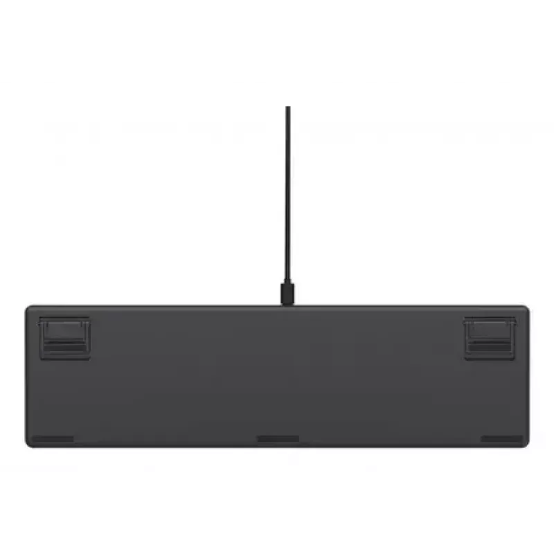 Mechaninė žaidimų klaviatūra TRUST GXT 871 Zora — pilno dydžio QWERTY US, RGB, N-key rollover, 104 klavišai, aliuminis, USB-A, 1,8 m