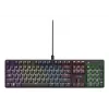 Mechaninė žaidimų klaviatūra TRUST GXT 871 Zora — pilno dydžio QWERTY US, RGB, N-key rollover, 104 klavišai, aliuminis, USB-A, 1,8 m