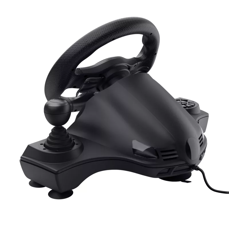 Trust GXT 289 Movi Black vairas su pedalais, USB, juodas, Nintendo Switch, PlayStation 4, Xbox One S/X, Xbox Series S/X