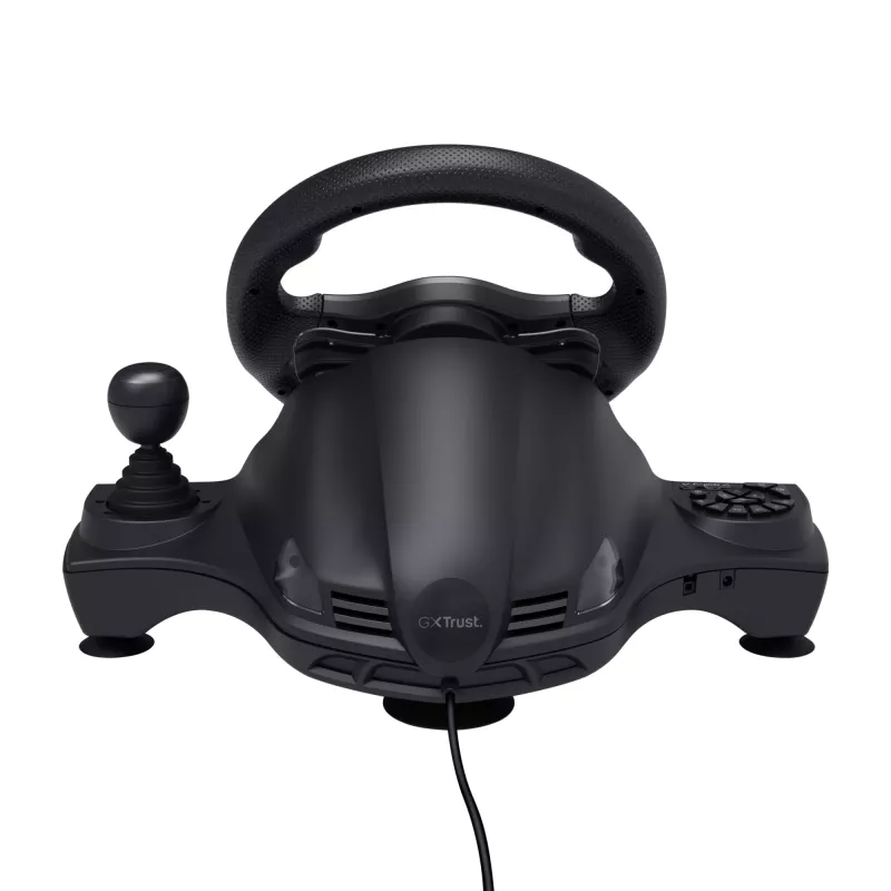 Trust GXT 289 Movi Black vairas su pedalais, USB, juodas, Nintendo Switch, PlayStation 4, Xbox One S/X, Xbox Series S/X