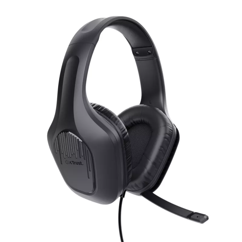 Ausinės Trust GXT 415 Zirox, laidinės, antgalvinės, žaidimams, juodos