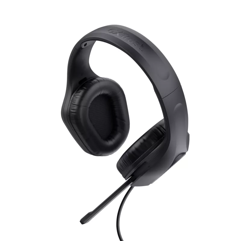 Ausinės Trust GXT 415 Zirox, laidinės, antgalvinės, žaidimams, juodos
