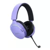 Ausinės Trust GXT 491P FAYZO laidinės ir belaidės, ausinė ant galvos, žaidimų, USB Type-A, Bluetooth, juoda, violetinė