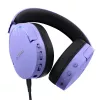 Ausinės Trust GXT 491P FAYZO laidinės ir belaidės, ausinė ant galvos, žaidimų, USB Type-A, Bluetooth, juoda, violetinė