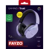Ausinės Trust GXT 491P FAYZO laidinės ir belaidės, ausinė ant galvos, žaidimų, USB Type-A, Bluetooth, juoda, violetinė