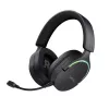Trust GXT 491 Fayzo ausinės – laidinės ir belaidės, žaidimų, USB Type-C, Bluetooth, juodos