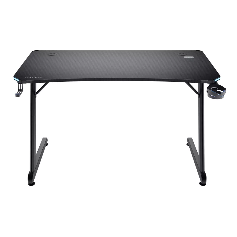 Stačiakampis stalas TRUST GXT 709 LUMINUS Juodas 1200x600x740 mm