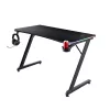 Stačiakampis stalas TRUST GXT 709 LUMINUS Juodas 1200x600x740 mm
