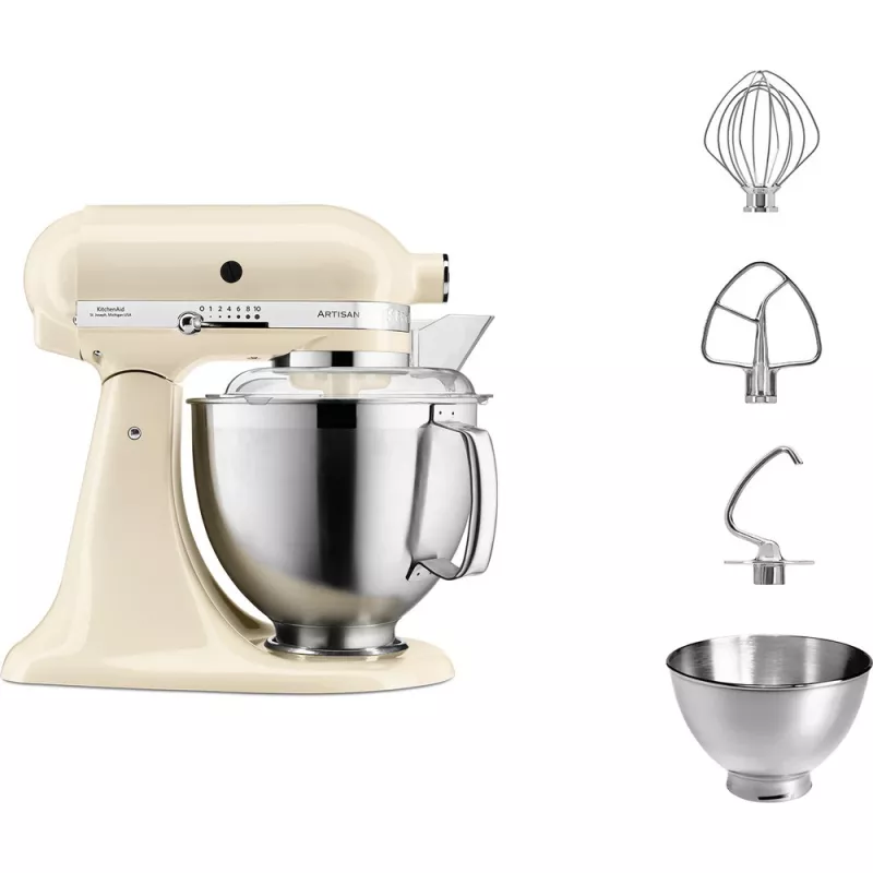 Virtuvinis kombainas KitchenAid Artisan 5KSM185PS 300 W 4,8 L Kreminis