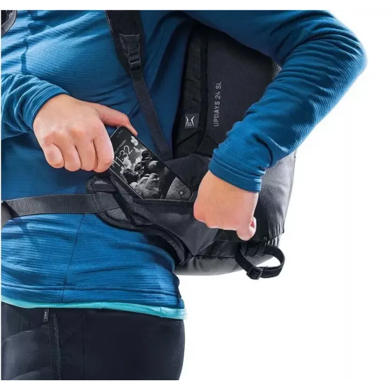 Kuprinė DEUTER Updays 24 SL — 24 L, moteriška, juoda